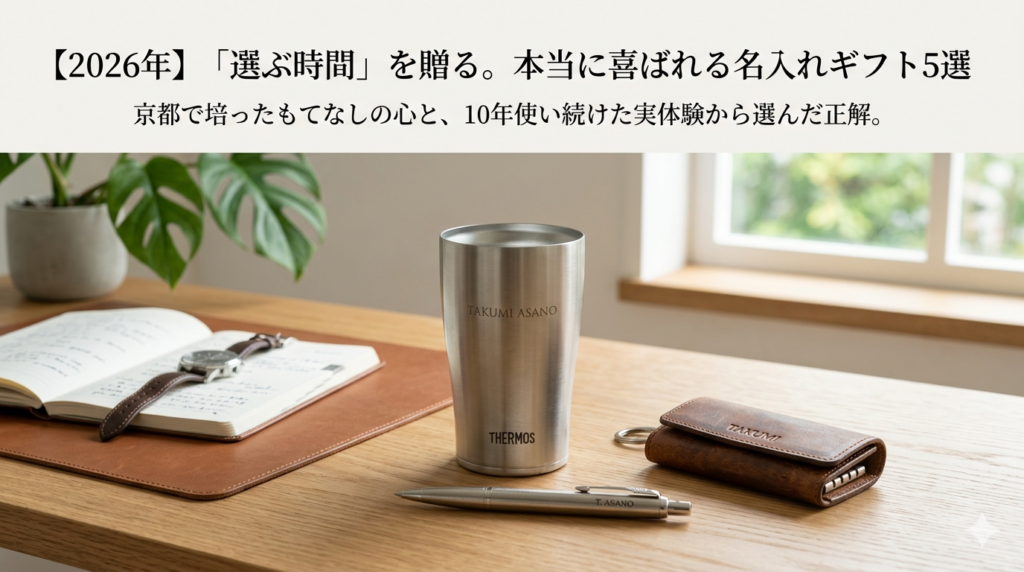 本当に喜ばれる名入れギフト5選-2026年